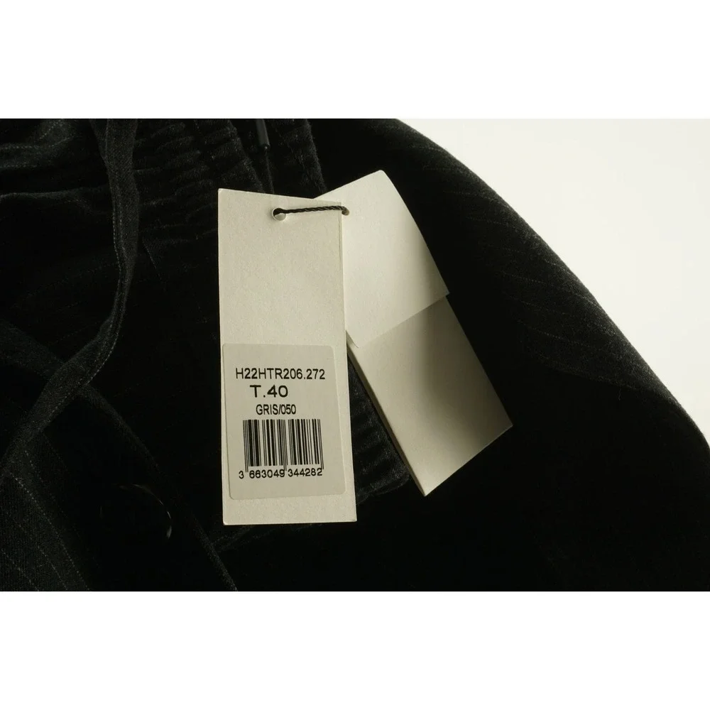 New AMI Alexandre Mattiussi Chalk Stripe Flannel Suit Men 38 Jacket 30 x 27 Pant